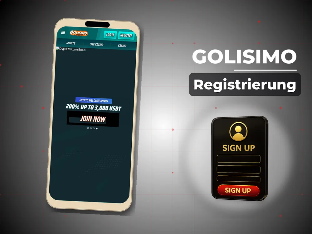 Golisimo - Registrierung
